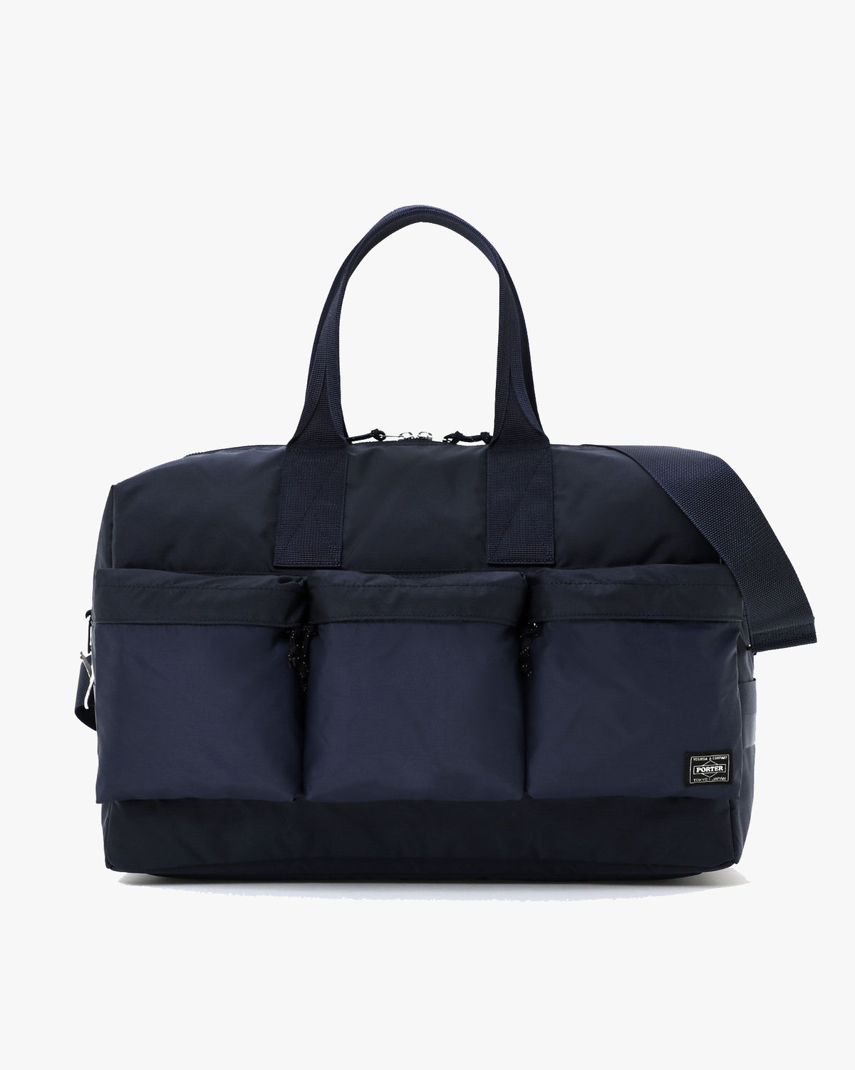 Porter-Yoshida & Co. Force 2-Way Duffle Bag - Navy | Porter-Yoshida & Co. Bags | JEANSTORE