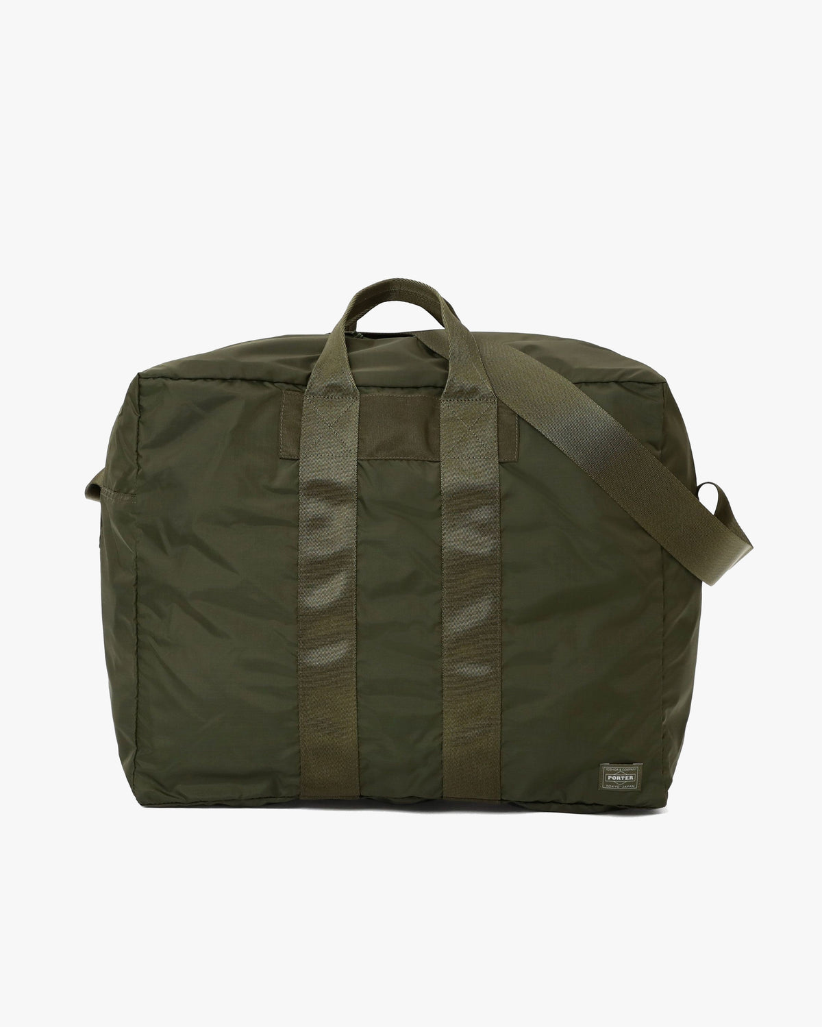 Porter-Yoshida & Co. 2 Way Flex Duffle Bag - Olive Drab