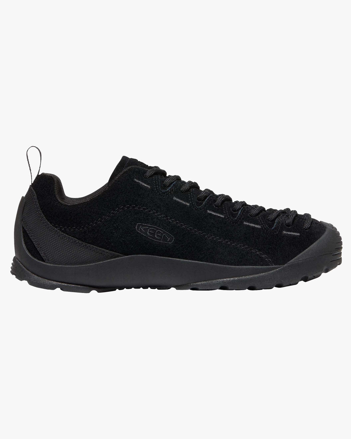 Keen Jasper Suede Sneaker - Hairy Black / Black