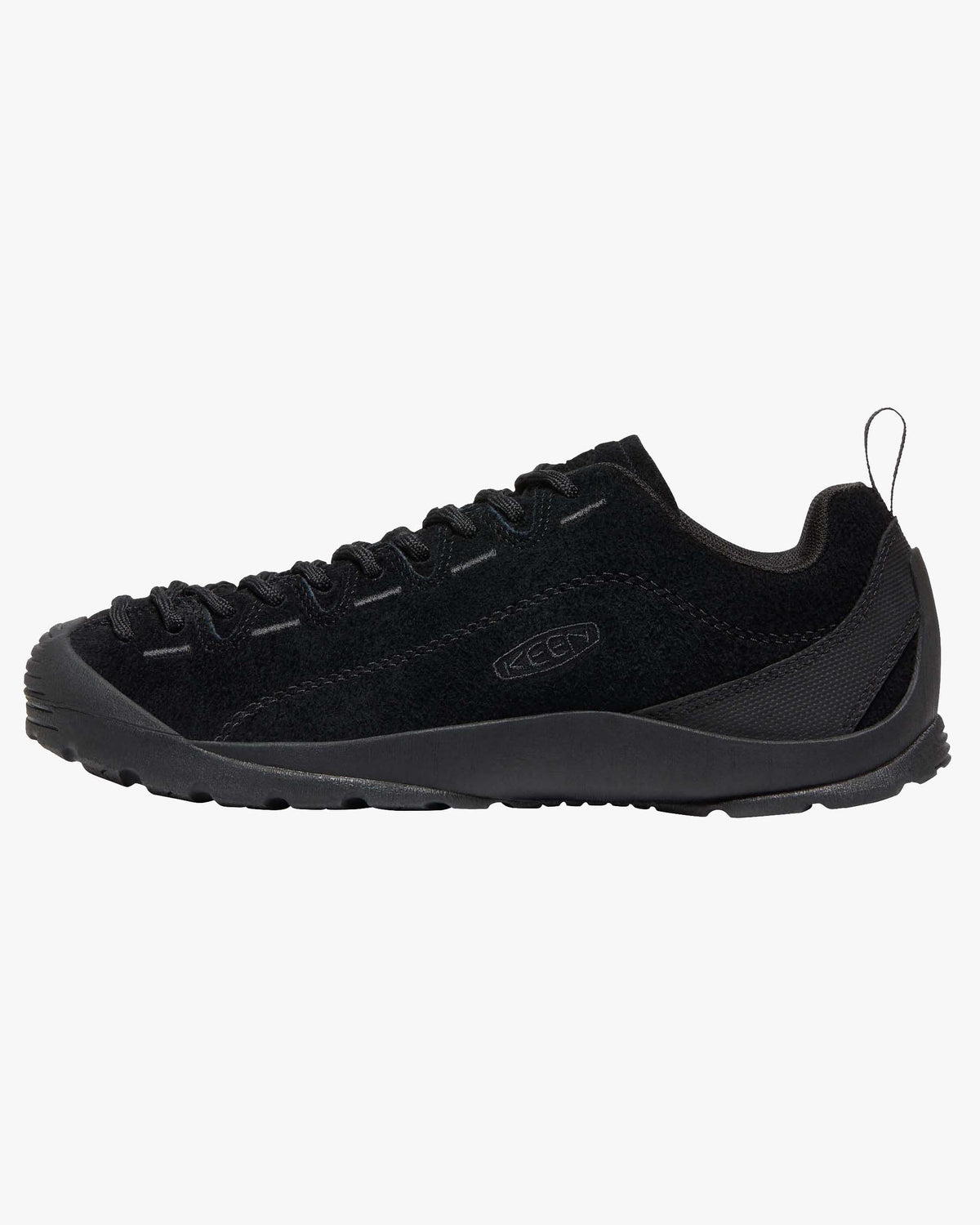 Keen Jasper Suede Sneaker - Hairy Black / Black