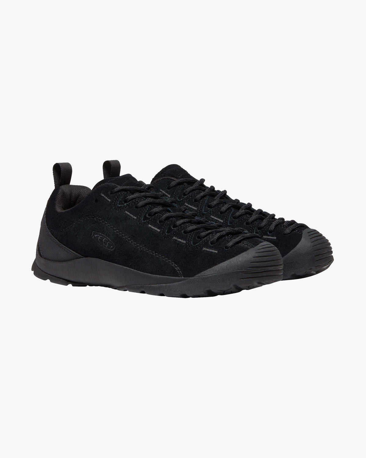 Keen Jasper Suede Sneaker - Hairy Black / Black
