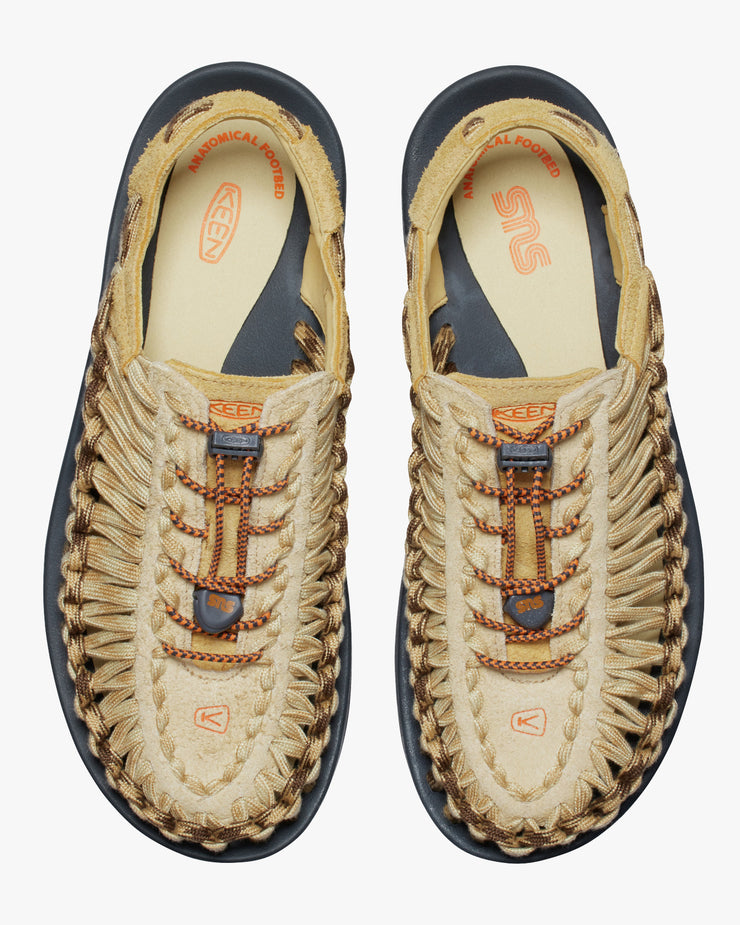 Keen x SNS Uneek Flat Cord Sneaker - Wheat / Reed Yellow