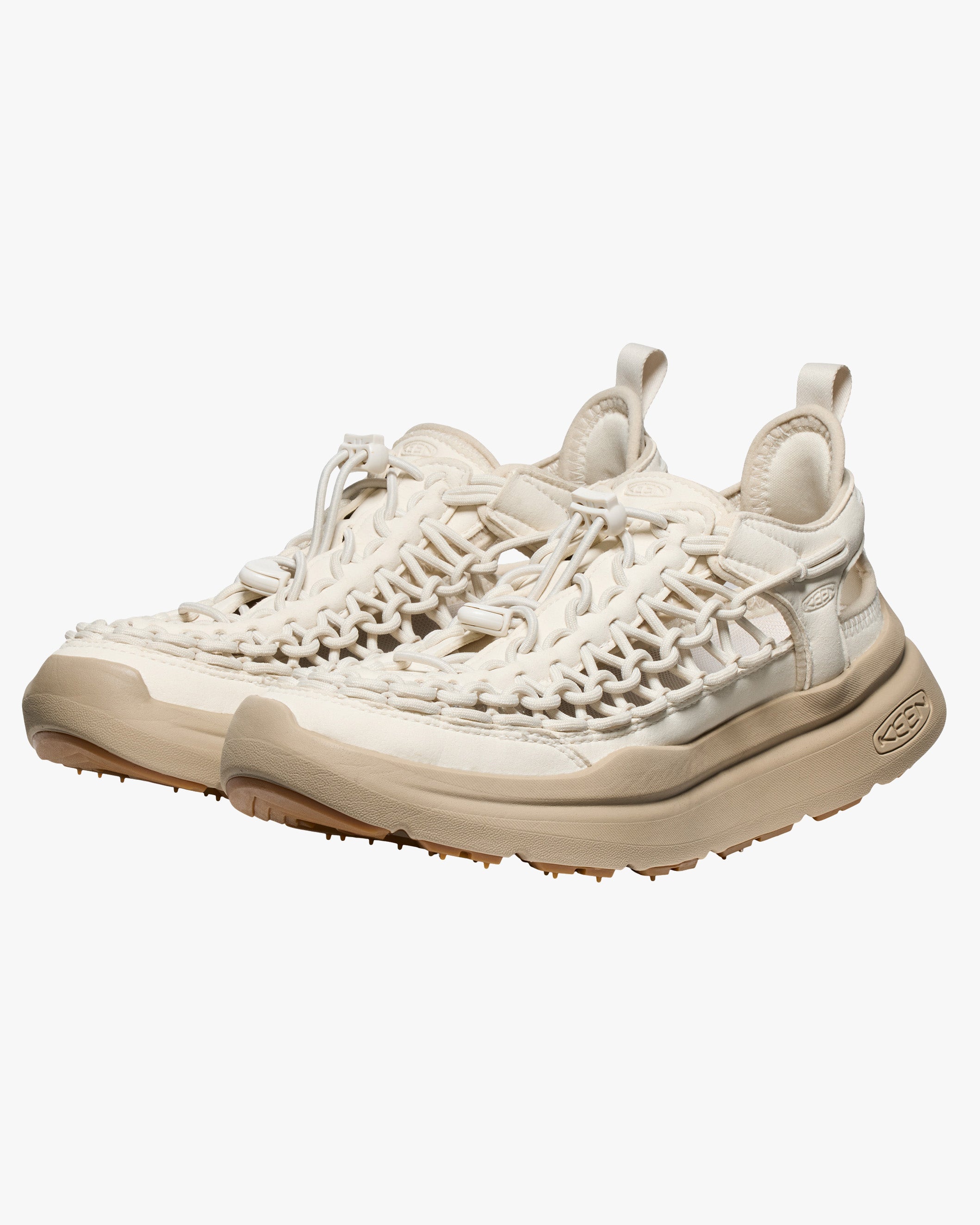 Keen Womens Uneek WK Sneaker - Birch / Plaza Taupe