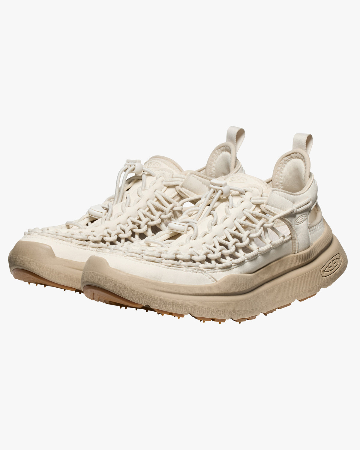 Keen Womens Uneek WK Sneaker - Birch / Plaza Taupe