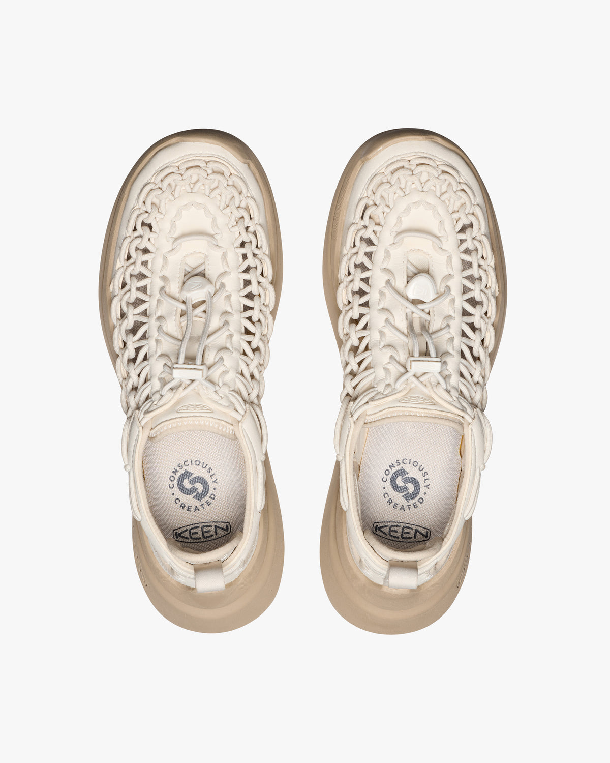 Keen Womens Uneek WK Sneaker - Birch / Plaza Taupe