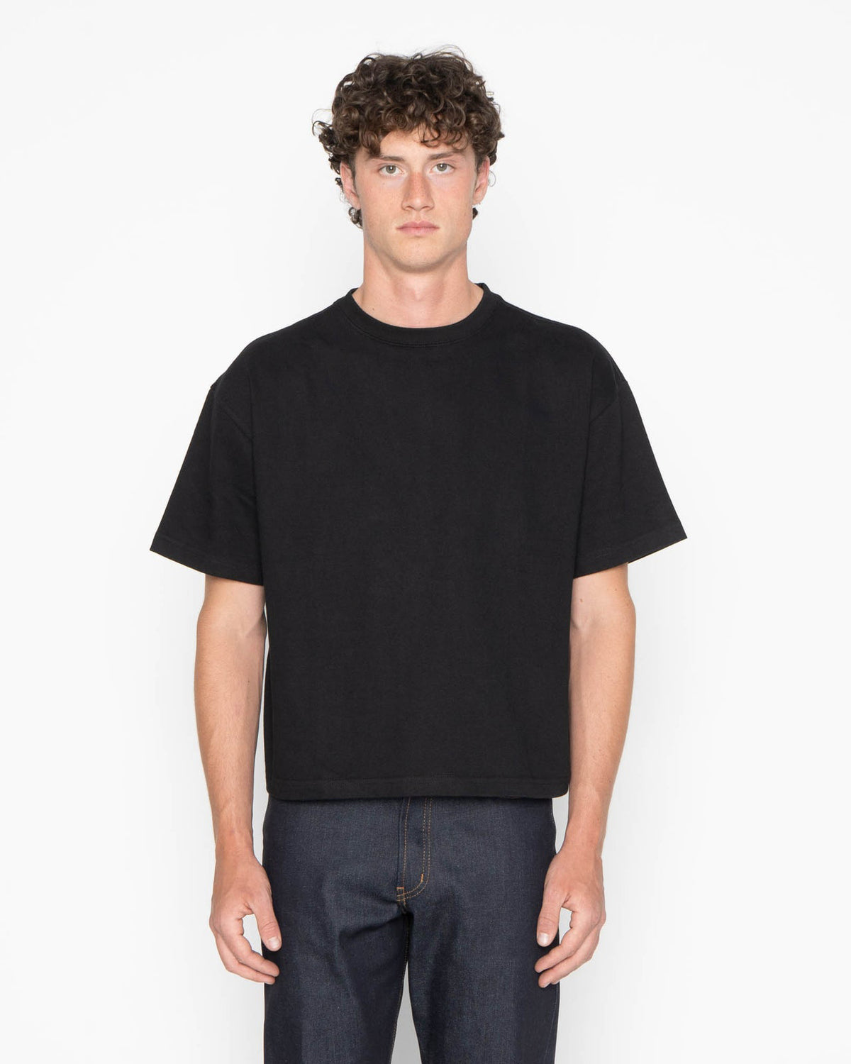 Naked & Famous Denim Strong Tee - 11oz Heavyweight Jersey / Black