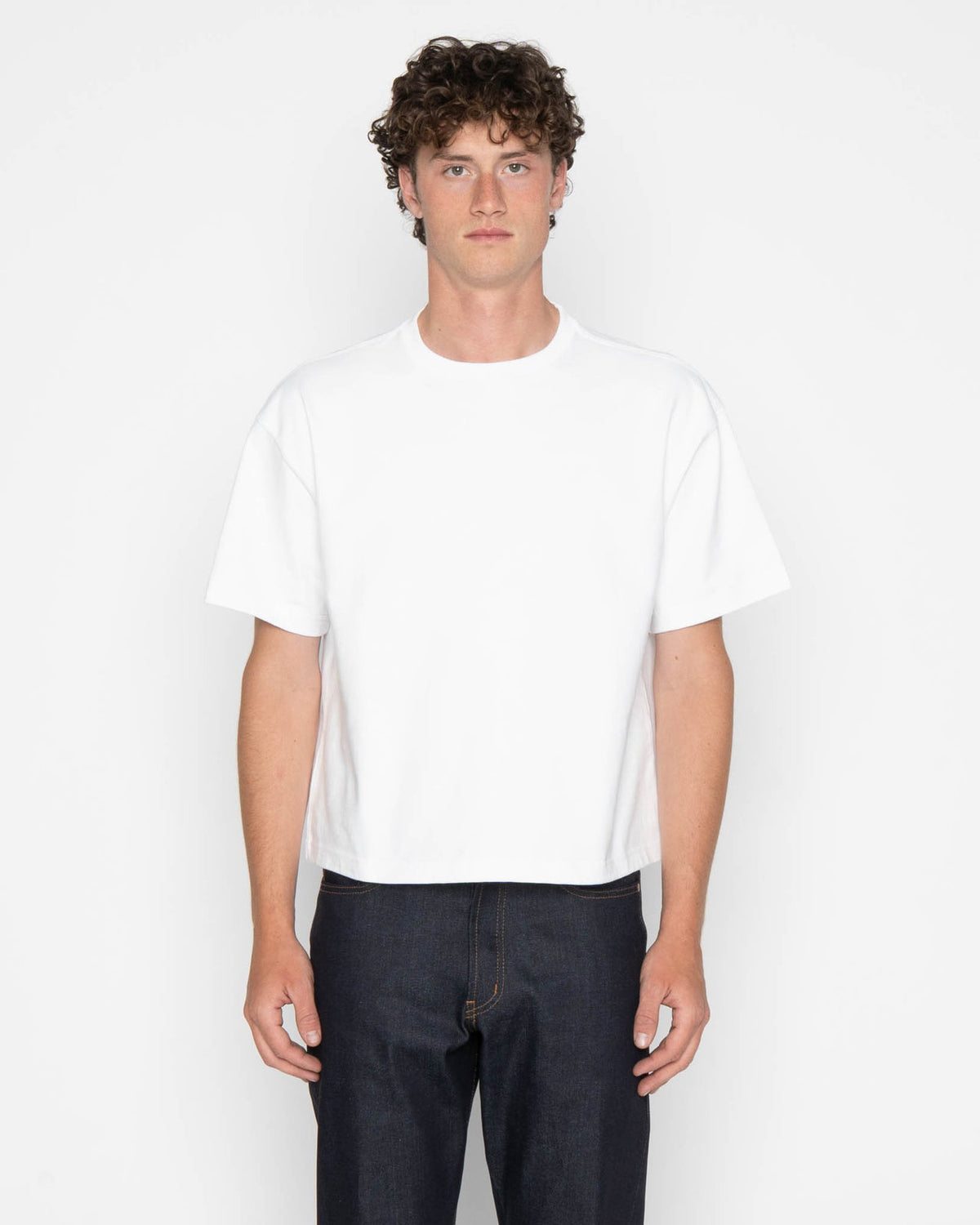 Naked & Famous Denim Strong Tee - 11oz Heavyweight Jersey / White