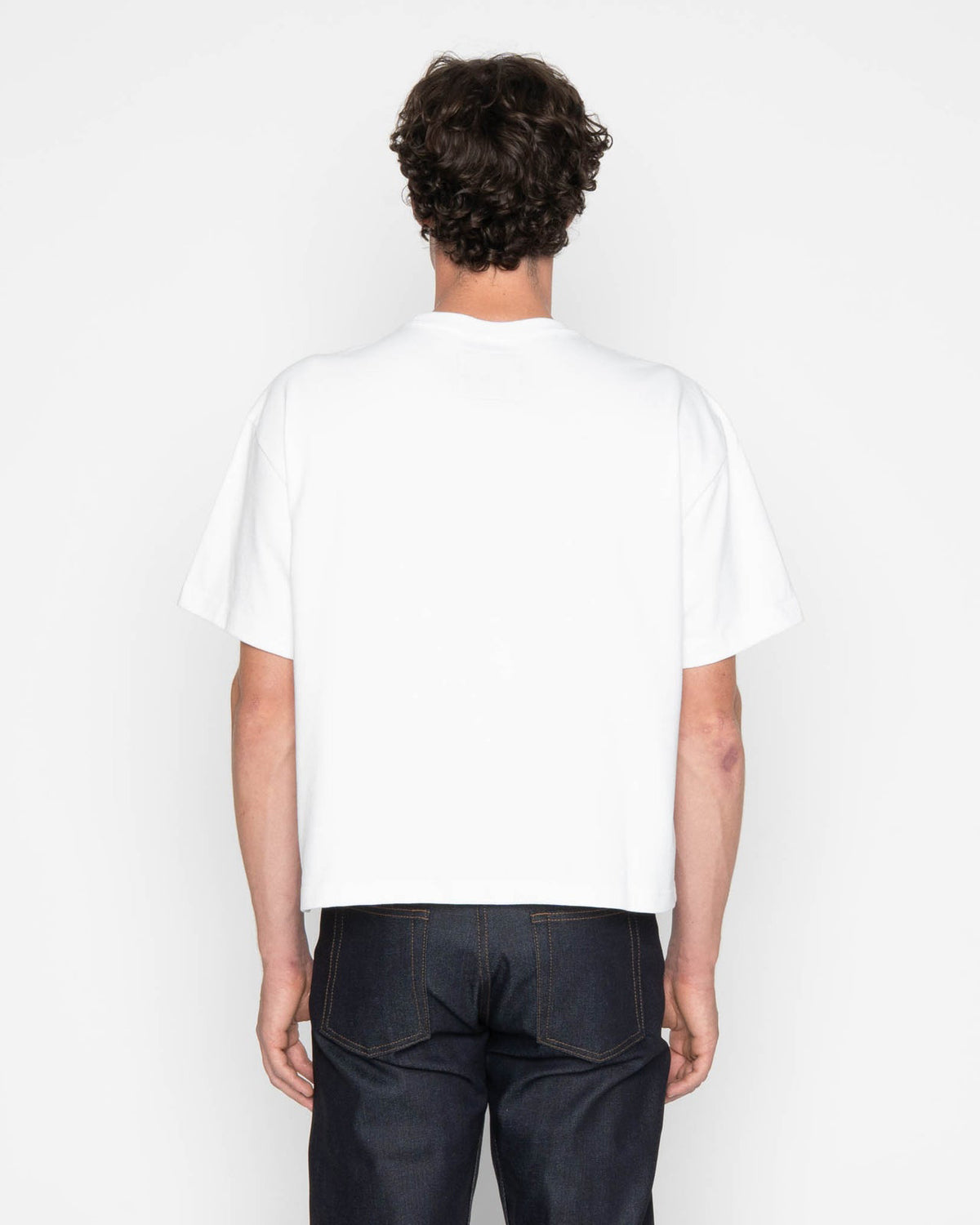 Naked & Famous Denim Strong Tee - 11oz Heavyweight Jersey / White