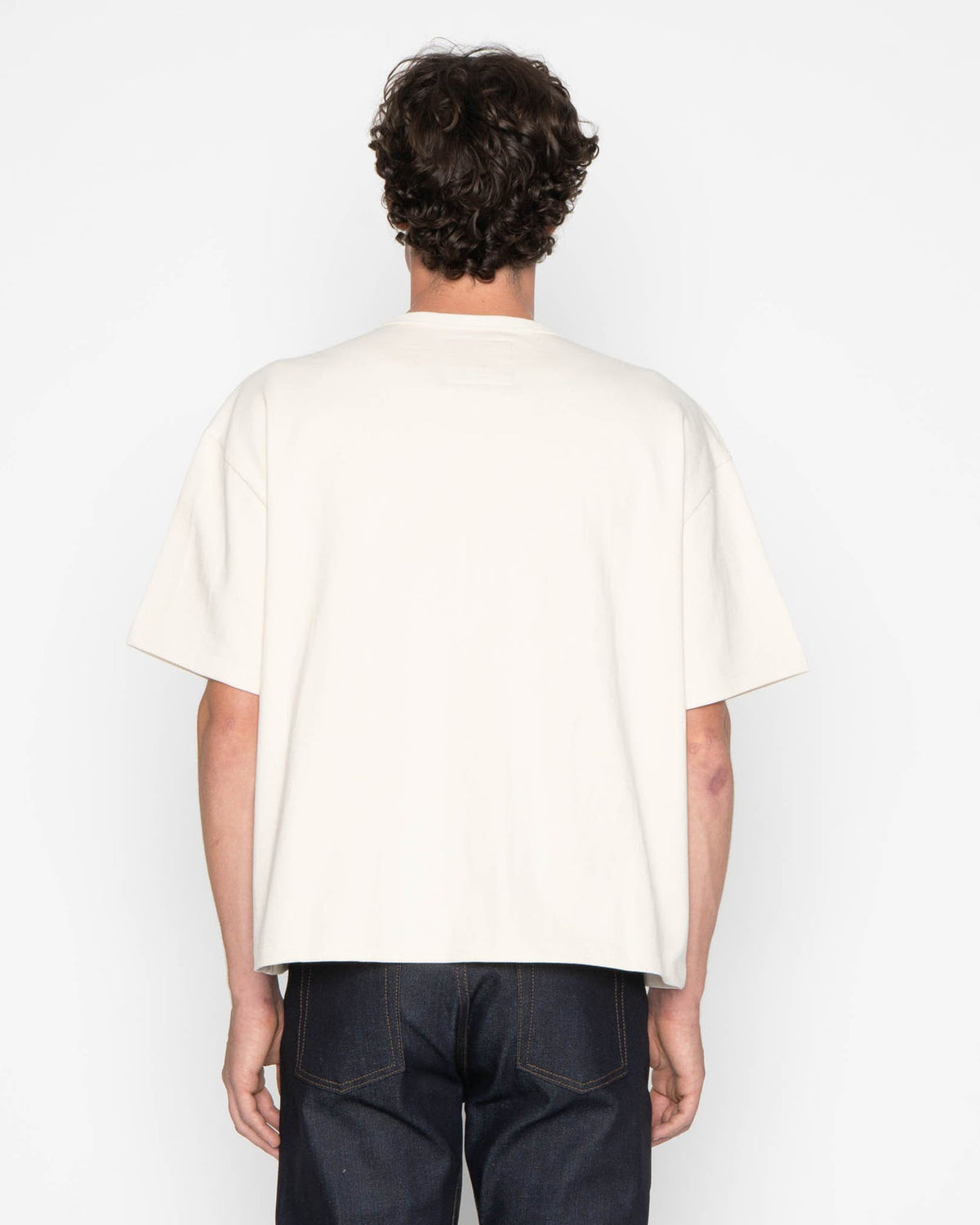 Naked & Famous Denim Strong Tee - 11oz Heavyweight Jersey / Natural