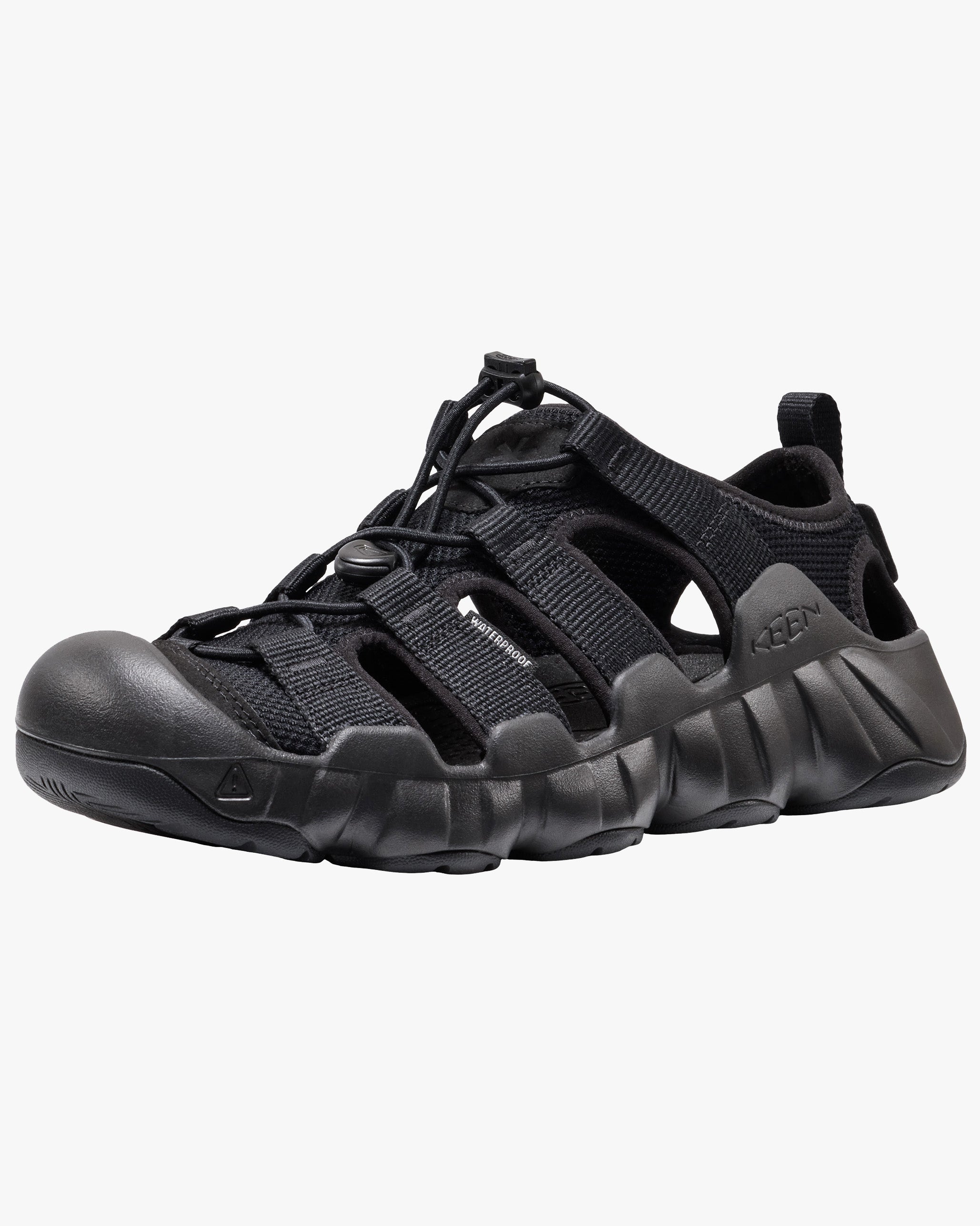 Keen x Snow Peak Hyperport H2 Sandal - Triple Black | Keen Trainers | JEANSTORE