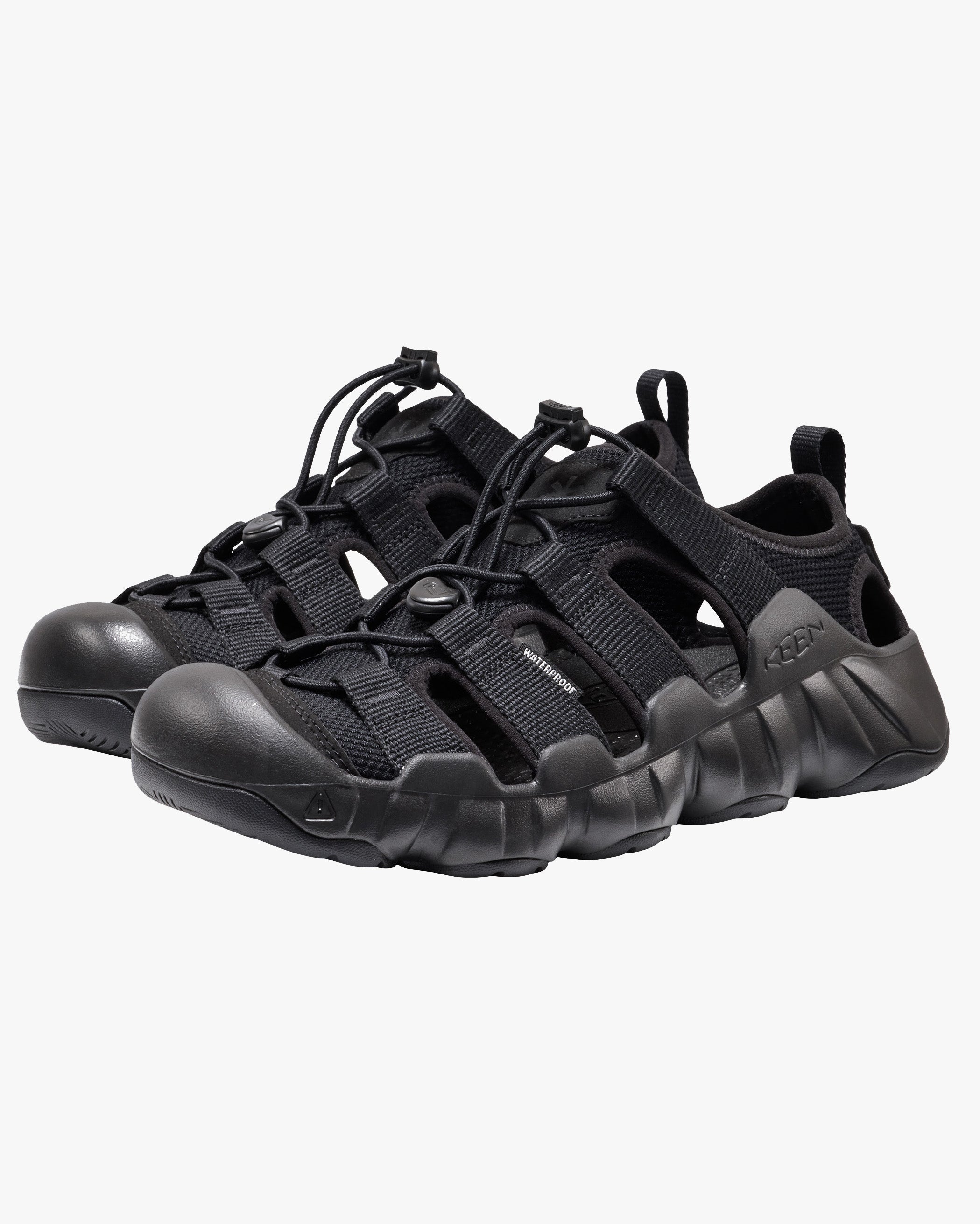 Keen x Snow Peak Hyperport H2 Sandal - Triple Black | Keen Trainers | JEANSTORE