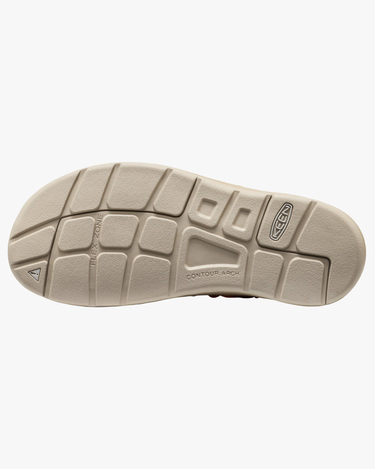 Keen Uneek Leather Sneaker - Oak Buff / Plaza Taupe