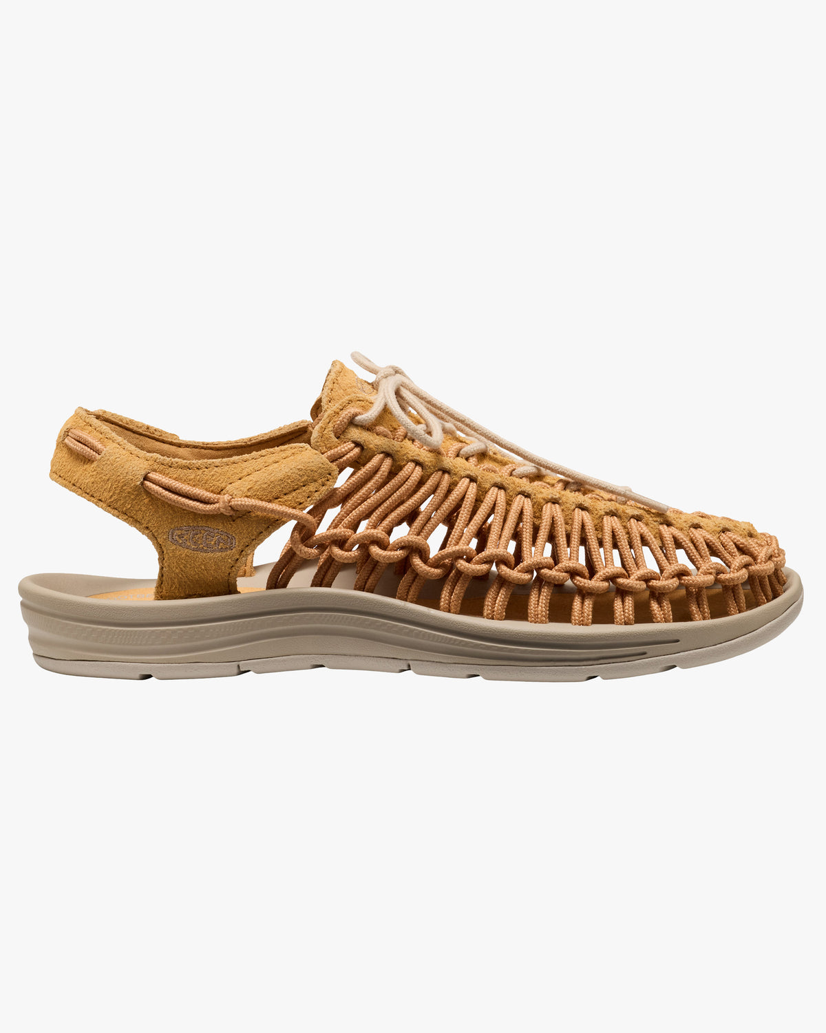 Keen Uneek Leather Sneaker - Oak Buff / Plaza Taupe