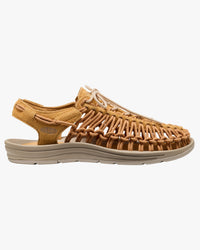 Keen Uneek Leather Sneaker - Oak Buff / Plaza Taupe