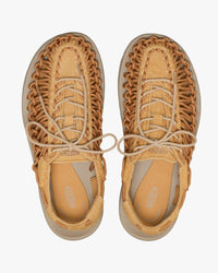 Keen Uneek Leather Sneaker - Oak Buff / Plaza Taupe