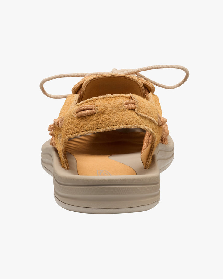 Keen Uneek Leather Sneaker - Oak Buff / Plaza Taupe