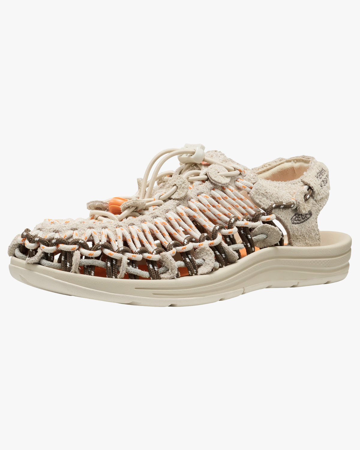 Keen x Henrik Vibskov Uneek Leather Sneaker - Tangerine / Cream