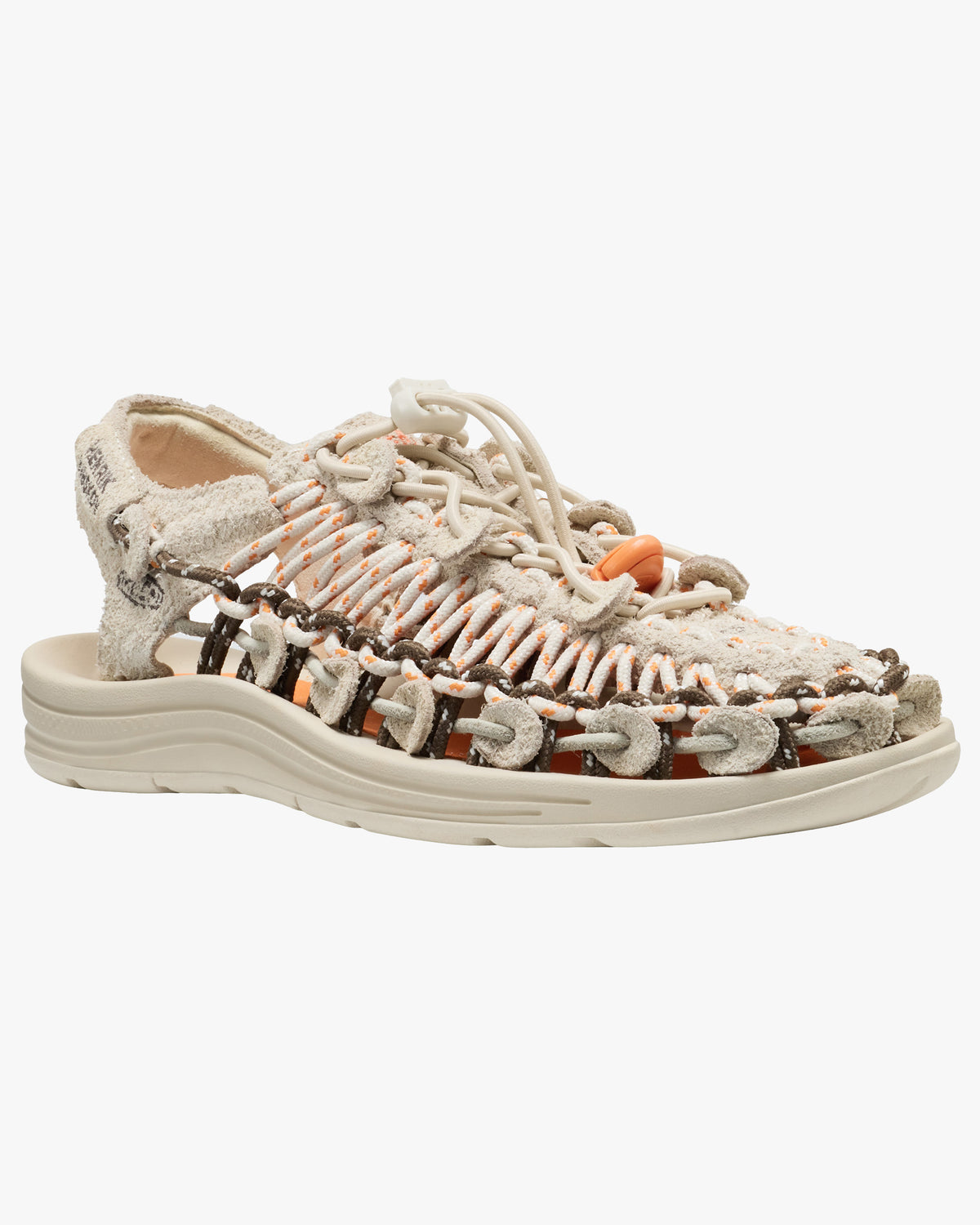 Keen x Henrik Vibskov Uneek Leather Sneaker - Tangerine / Cream