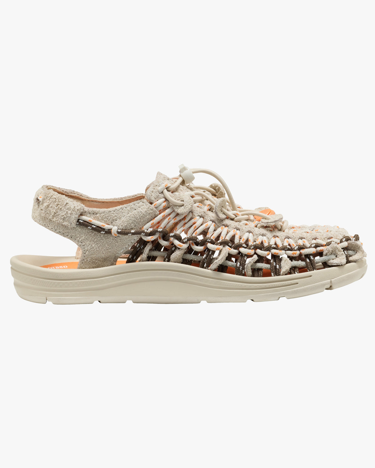 Keen x Henrik Vibskov Uneek Leather Sneaker - Tangerine / Cream