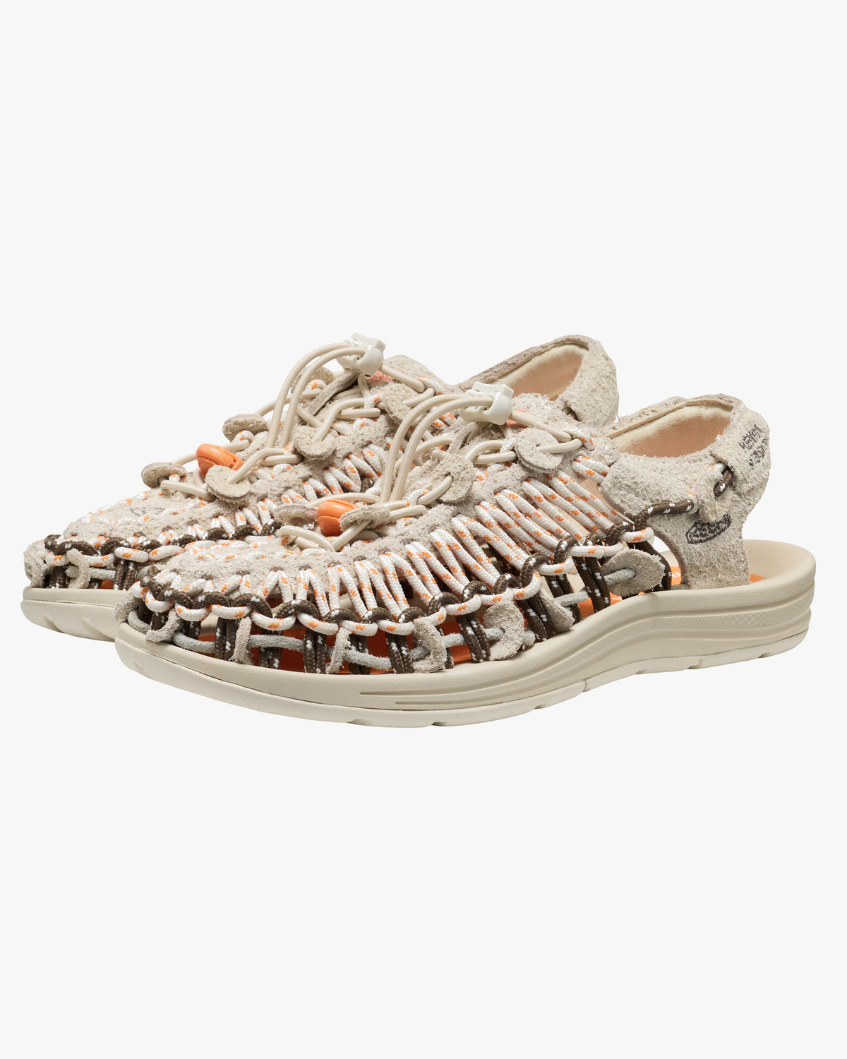 Keen x Henrik Vibskov Uneek Leather Sneaker - Tangerine / Cream