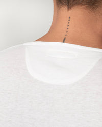 Merz b. Schwanen Good Originals 103 5.5oz Loopwheeled S/S Henley - White | Merz b. Schwanen T Shirts | JEANSTORE
