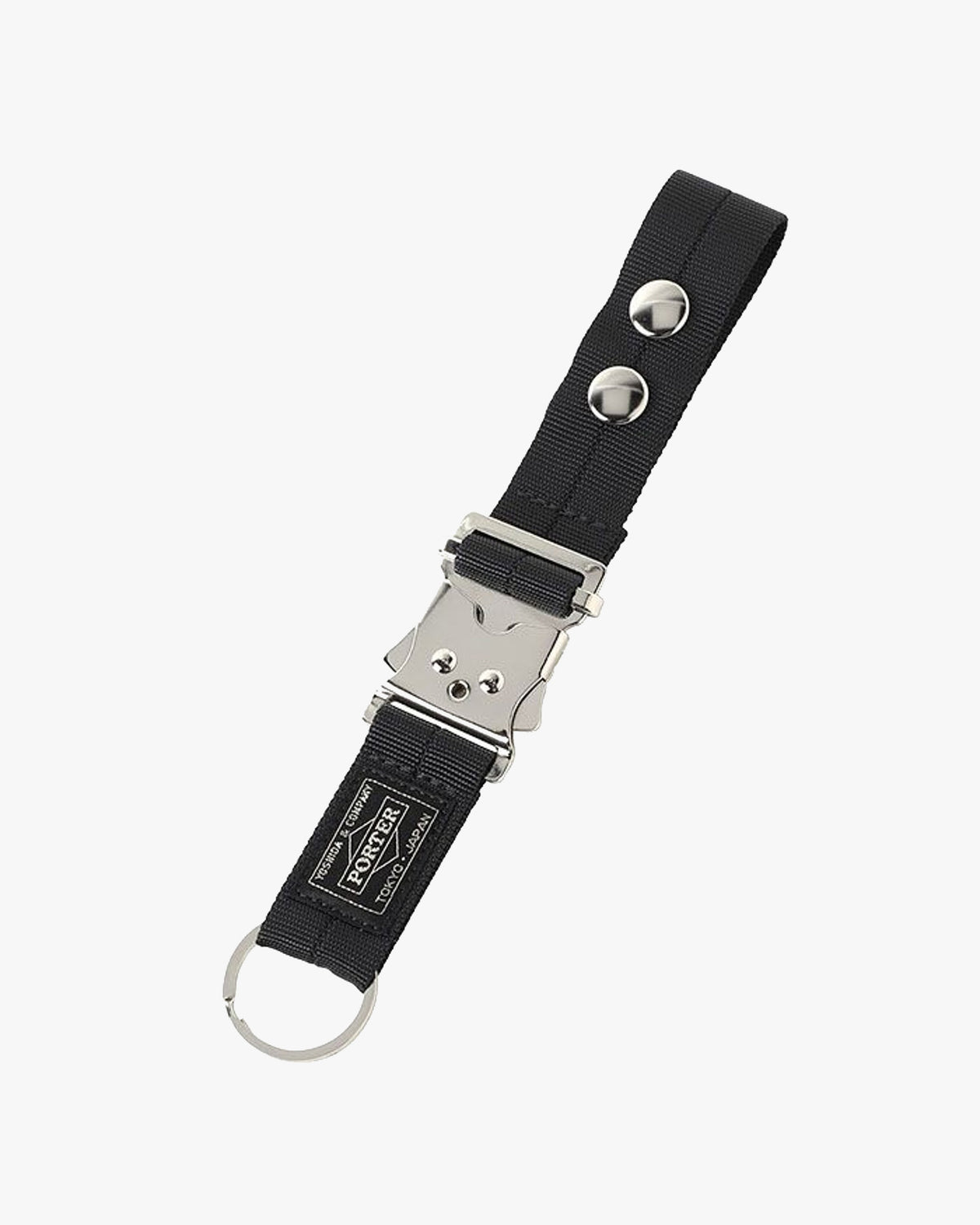 Porter-Yoshida & Co. Joint Key Holder - Black / Silver | Porter-Yoshida & Co. Wallets & Key Fobs | JEANSTORE