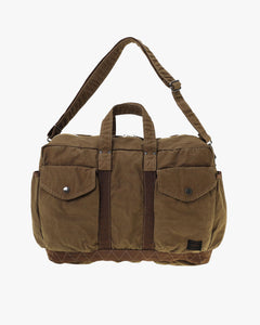 Porter-Yoshida & Co. Crag 2-Way Boston Bag (S) - Coyote