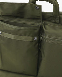 Porter-Yoshida & Co. Unit 2-Way Helmet Bag - Khaki | Porter-Yoshida & Co. Bags | JEANSTORE
