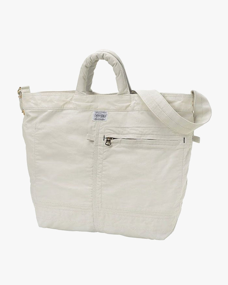 Porter-Yoshida & Co. Mile 2-Way Tote Bag (S) - White
