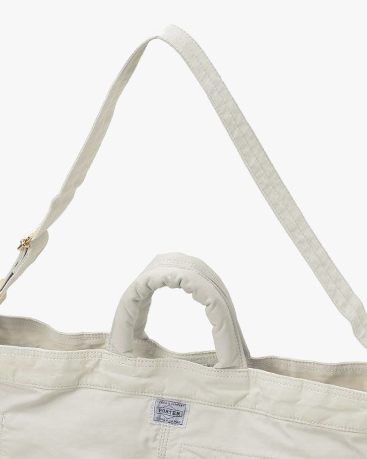 Porter-Yoshida & Co. Mile 2-Way Tote Bag (S) - White