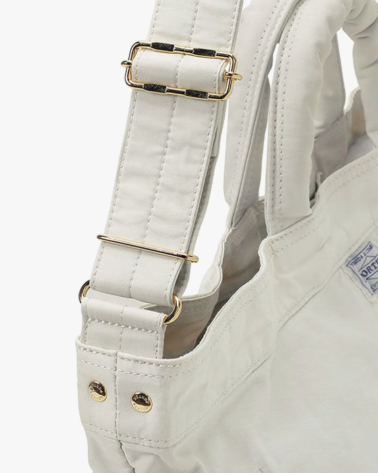 Porter-Yoshida & Co. Mile 2-Way Tote Bag (S) - White