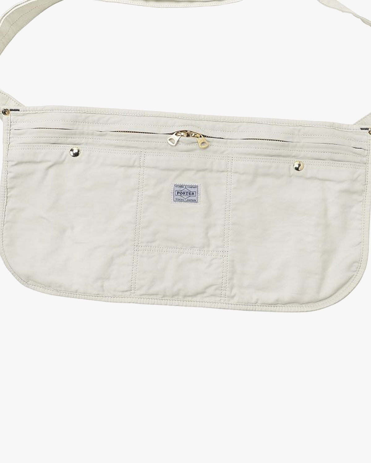 Porter-Yoshida & Co. Mile Work Apron Bag - White | Porter-Yoshida & Co. Bags | JEANSTORE