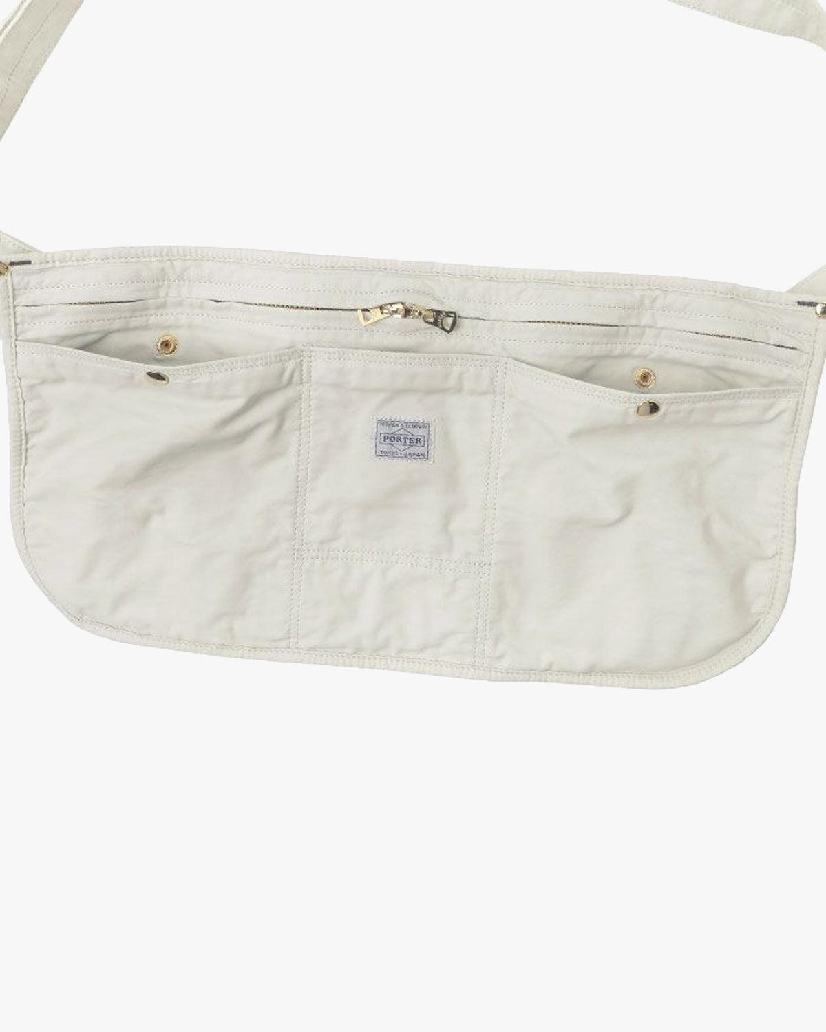 Porter-Yoshida & Co. Mile Work Apron Bag - White | Porter-Yoshida & Co. Bags | JEANSTORE