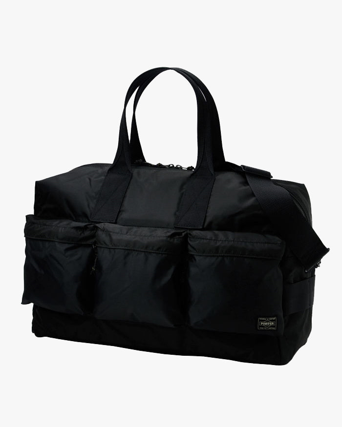 Porter-Yoshida & Co. Force 2-Way Duffle Bag - Black | Porter-Yoshida & Co. Bags | JEANSTORE