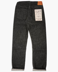 Fullcount 1101BK 13.7oz Selvedge Straight Fit Mens Jeans - Black Onewash | Fullcount Jeans | JEANSTORE