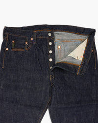 Fullcount 1108W 13.7oz Selvedge Slim Straight Mens Jeans - Indigo Onewash | Fullcount Jeans | JEANSTORE