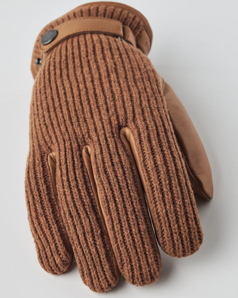 Hestra Christopher Leather & Wool Gloves - Cork | Hestra Gloves | JEANSTORE
