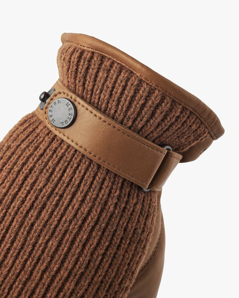 Hestra Christopher Leather & Wool Gloves - Cork | Hestra Gloves | JEANSTORE