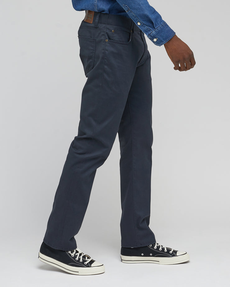 Lee Straight Fit Extreme Motion Mens Cotton Twill Trousers - Navy