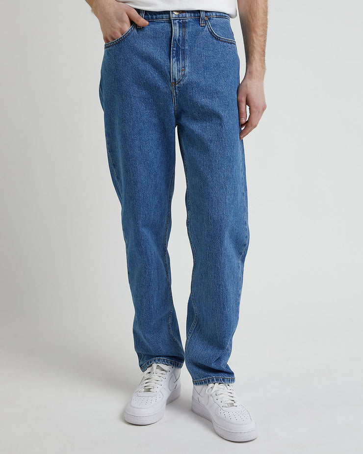 Lee Oscar Relaxed Tapered Mens Jeans - Light New Hill