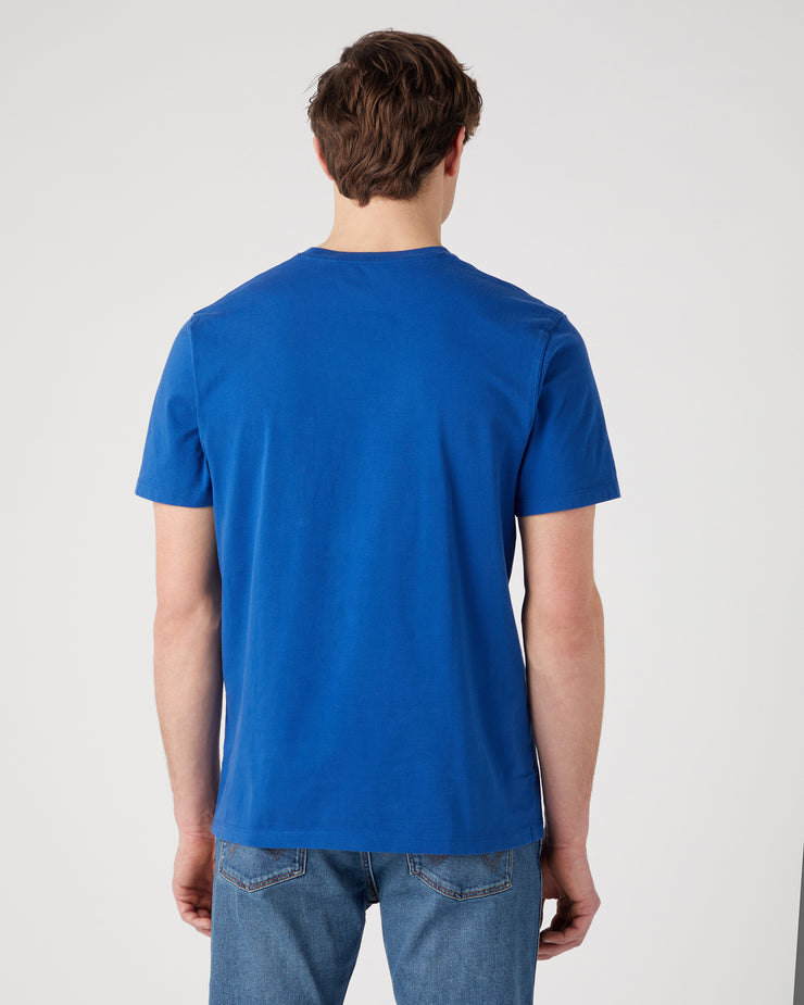 Wrangler Pocket Tee - True Blue | Wrangler T Shirts | JEANSTORE