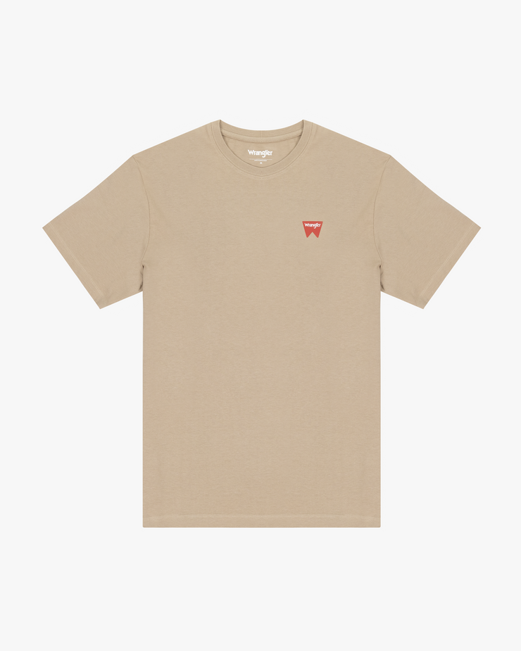 Wrangler Sign Off Tee - Chinchilla