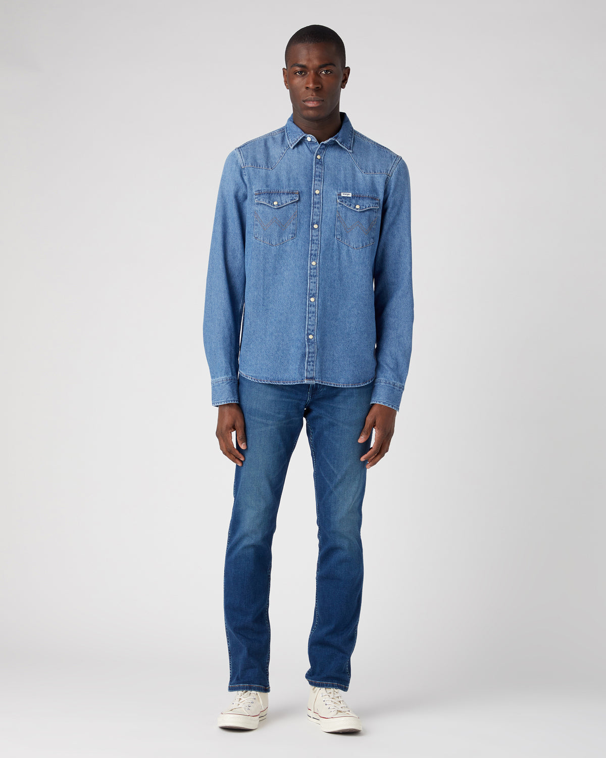 Wrangler Greensboro 'Epic Soft' Regular Fit Mens Jeans - Verve | Wrangler Jeans | JEANSTORE