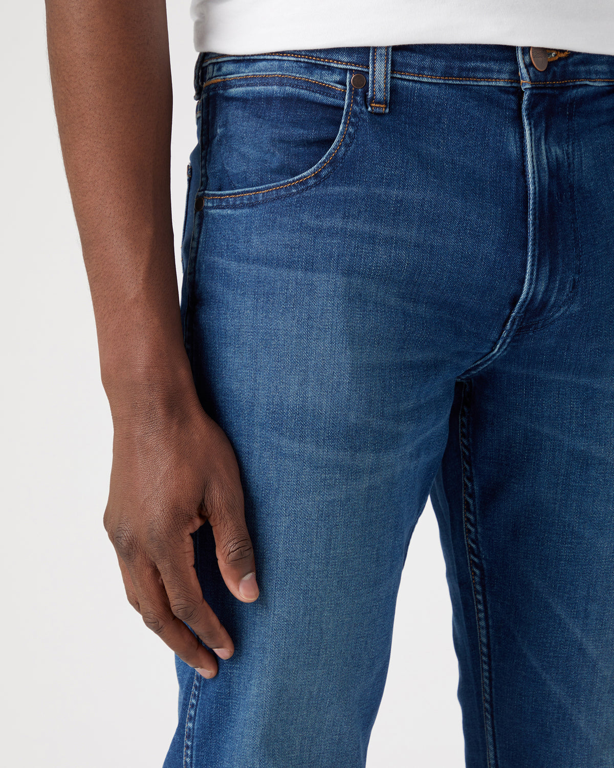 Wrangler Greensboro 'Epic Soft' Regular Fit Mens Jeans - Verve | Wrangler Jeans | JEANSTORE