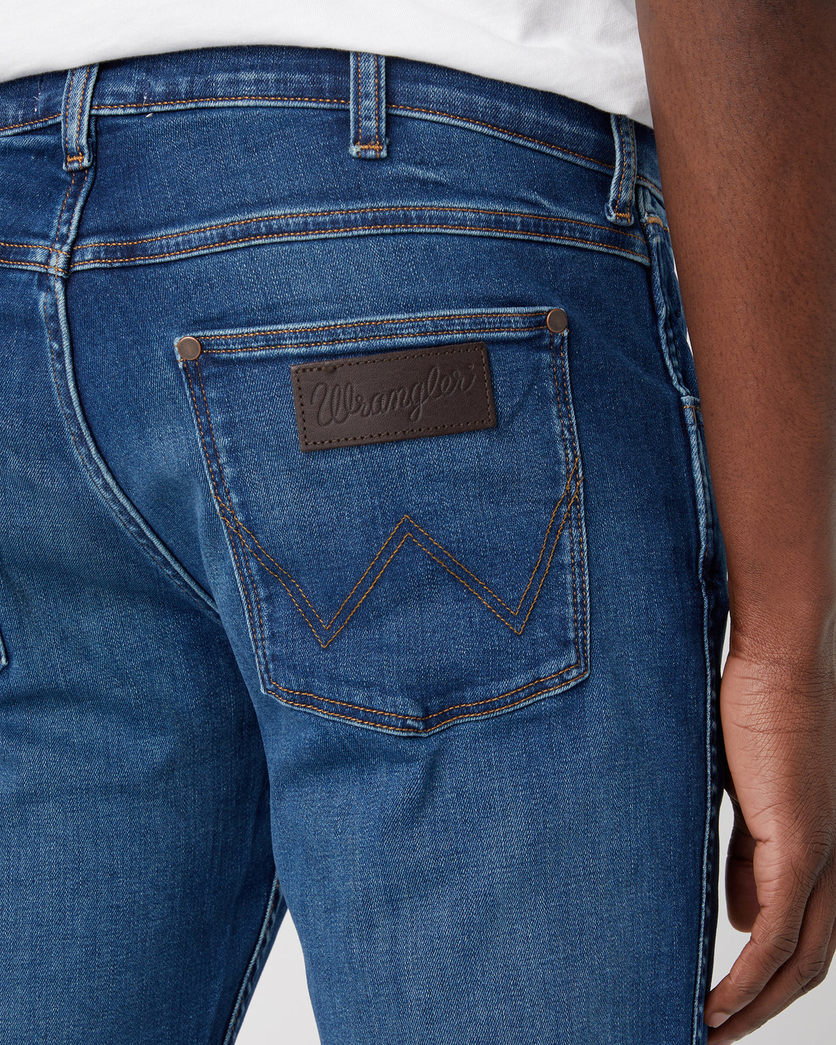 Wrangler Greensboro 'Epic Soft' Regular Fit Mens Jeans - Verve | Wrangler Jeans | JEANSTORE