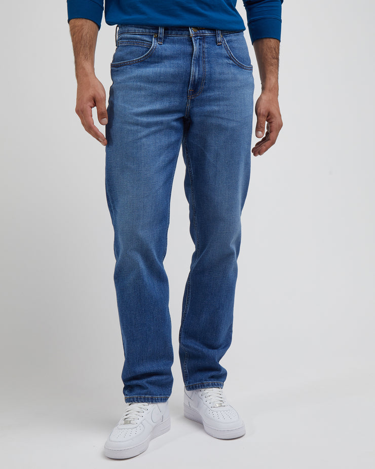 Lee Brooklyn Straight Regular Fit Mens Jeans - Planet Waves – JEANSTORE