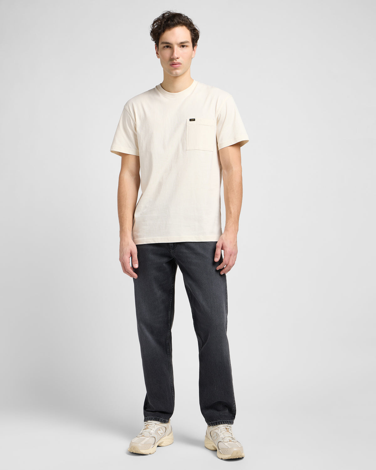 Lee Oscar Relaxed Tapered Mens Jeans - Black Star | Lee Jeans | JEANSTORE