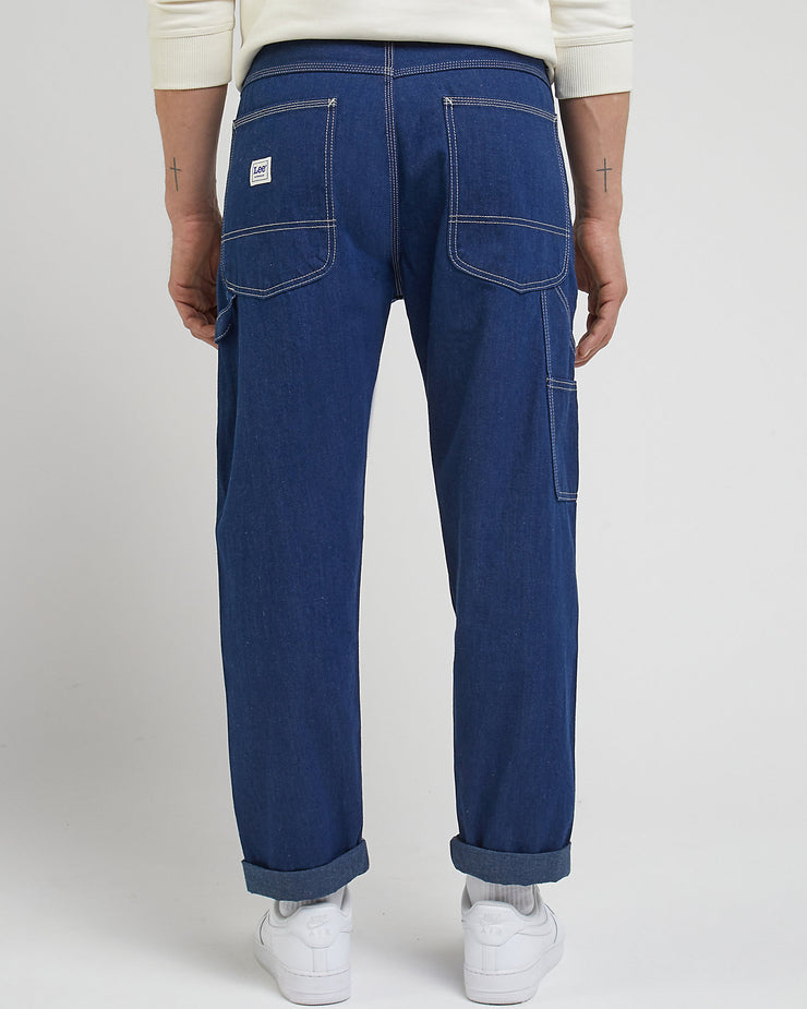 Lee Relaxed Fit Mens Jelt Denim Carpenter Pant Rinse
