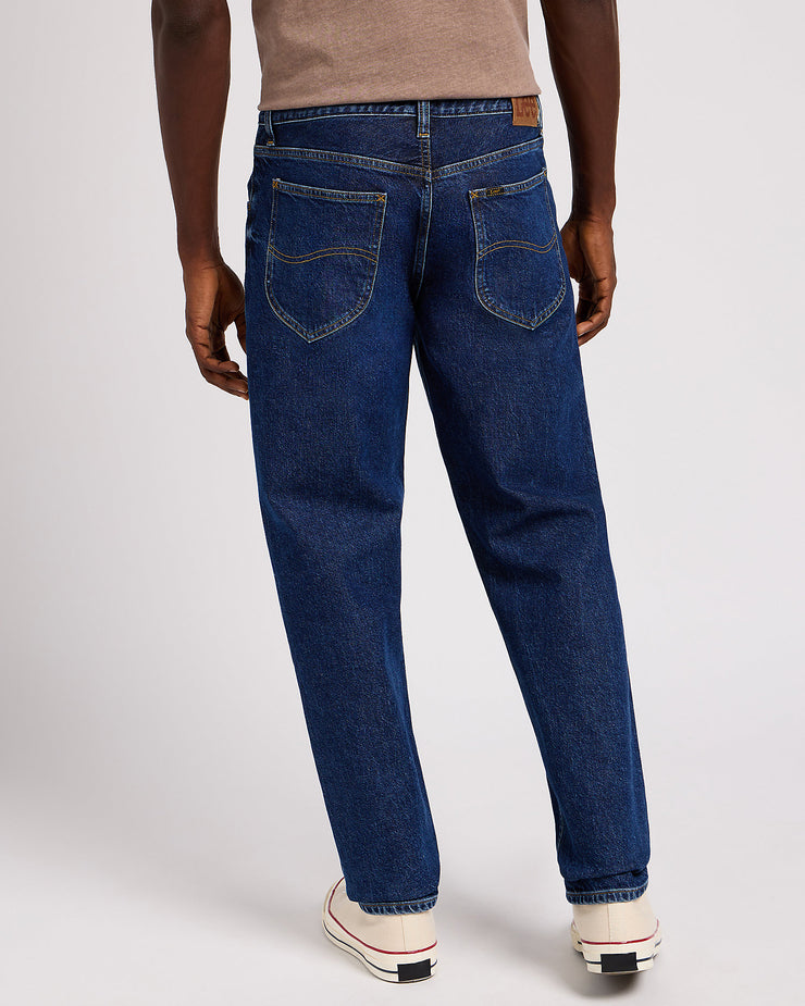 Lee Oscar Relaxed Tapered Mens Jeans - Blue Nostalgia