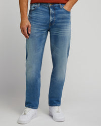 Lee West Relaxed Straight Mens Jeans - Vintage Wear